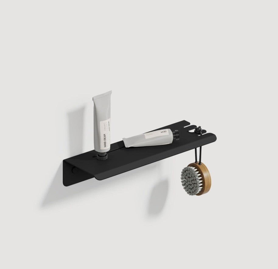 Lumar Edge Shelf with Hooks